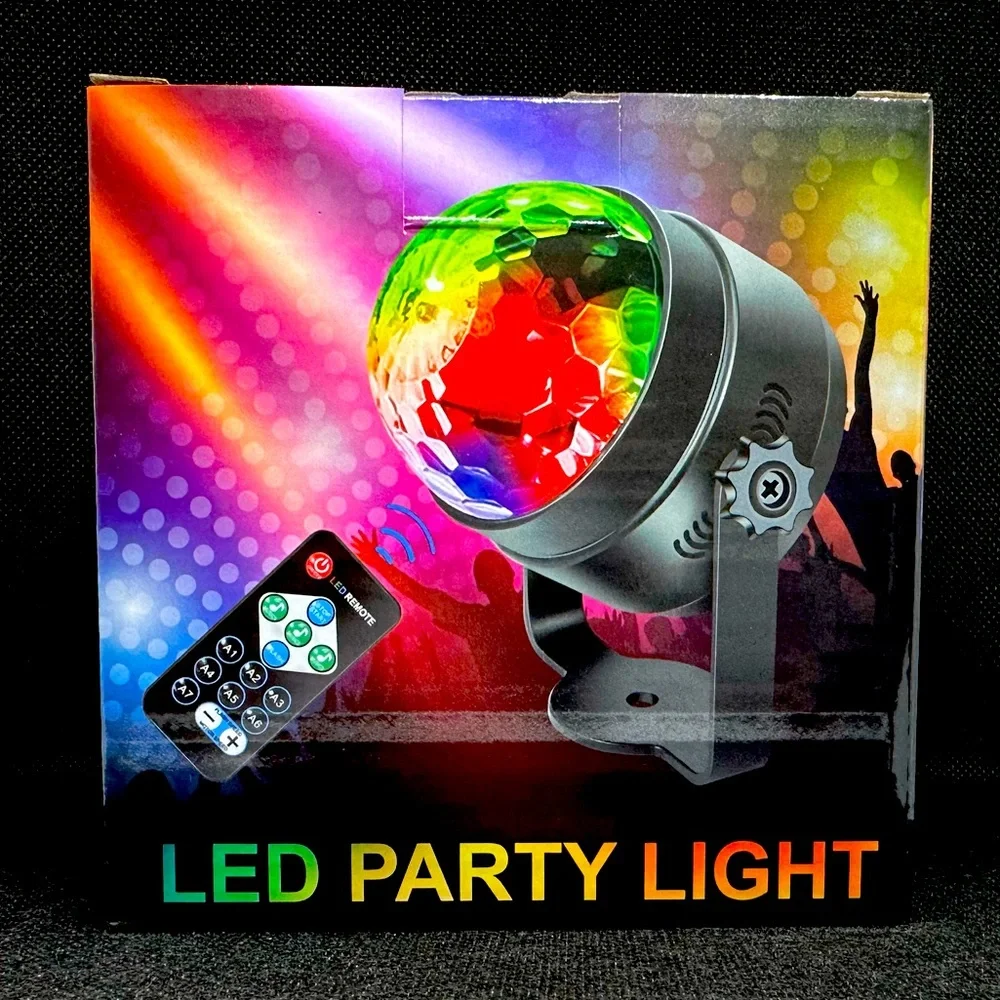 Strobe Lights for Parties,Sound Activated Disco Ball Lights with Remote,2 Packs